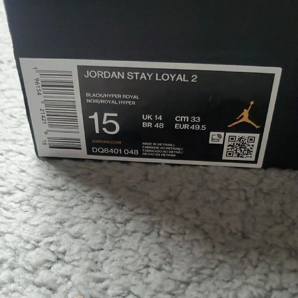 Jordan Stay Loyal 2, Red and Black Athletic Shoes Size 15 - Picture 2 of 10